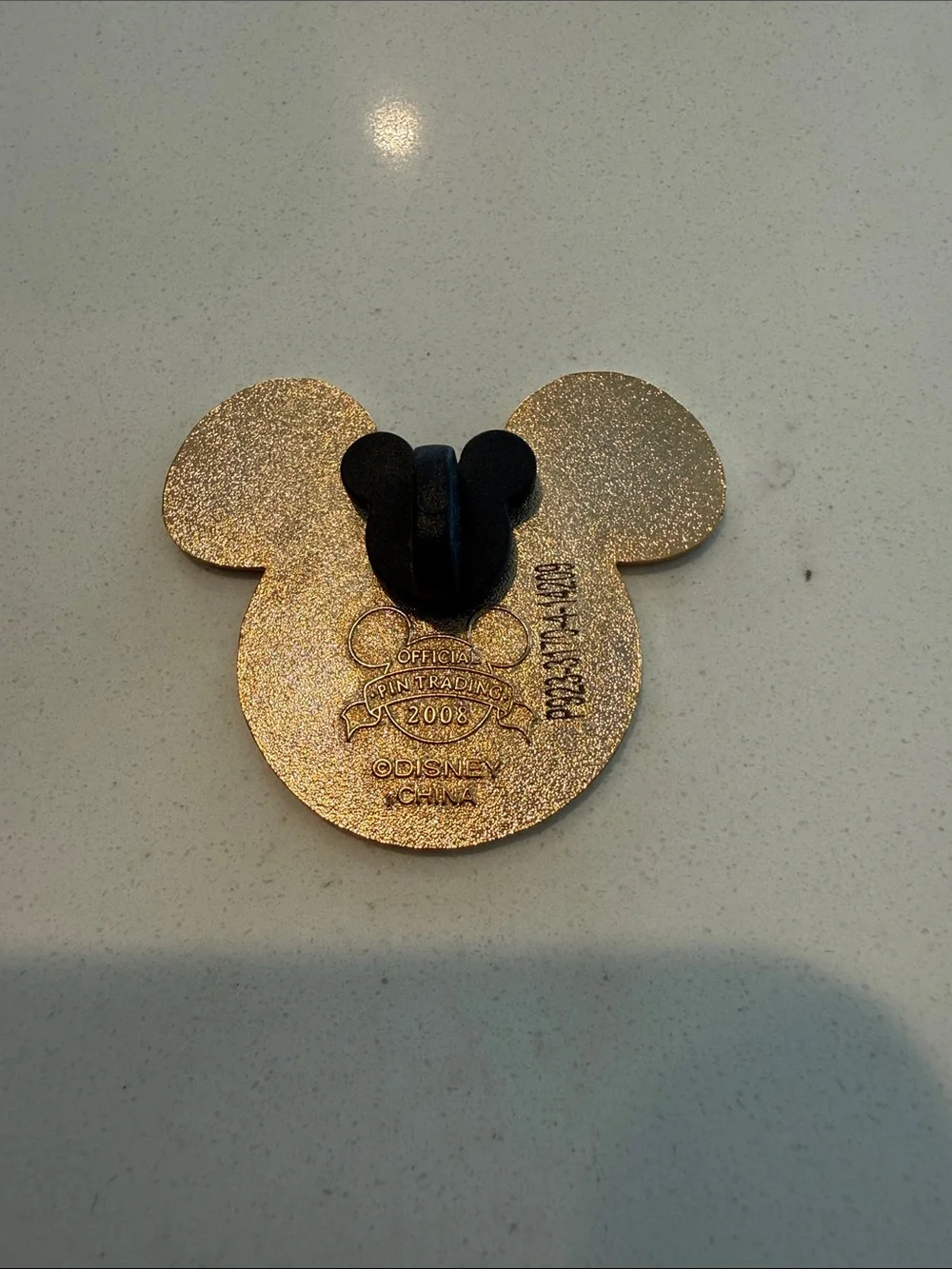 Disney Rainbow Striped Mickey Ear Pin